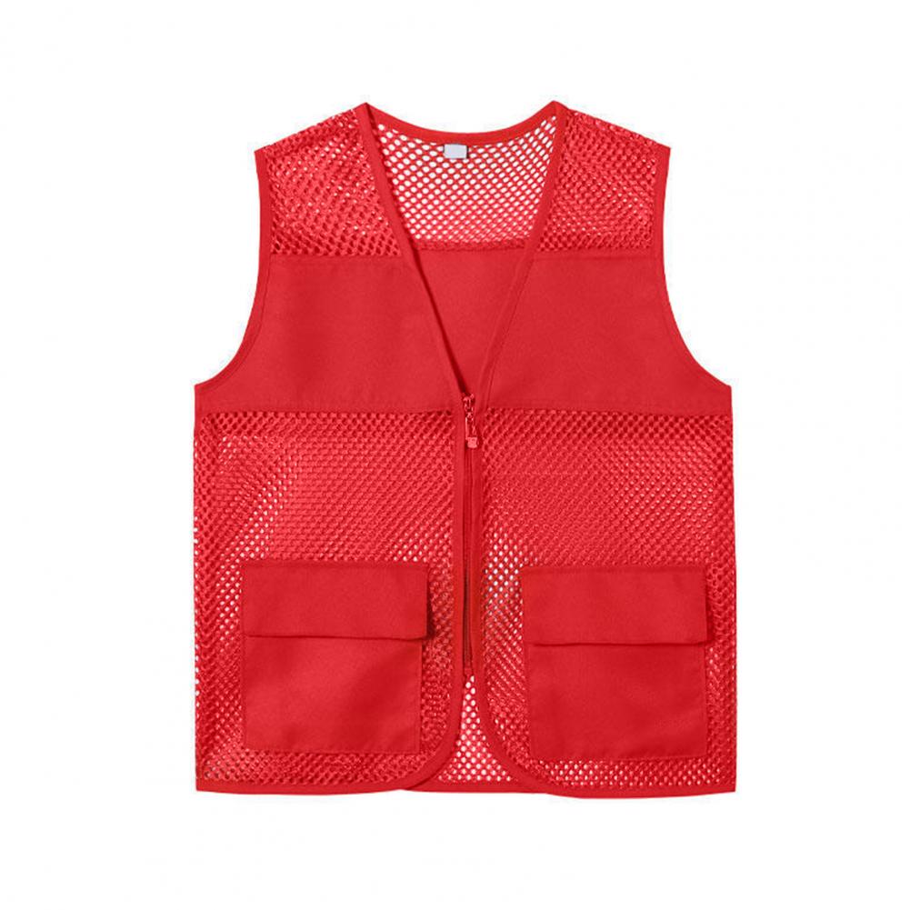 Fishing Kit Compact - Rompi Kerja Unisex Model V-neck, Kantong