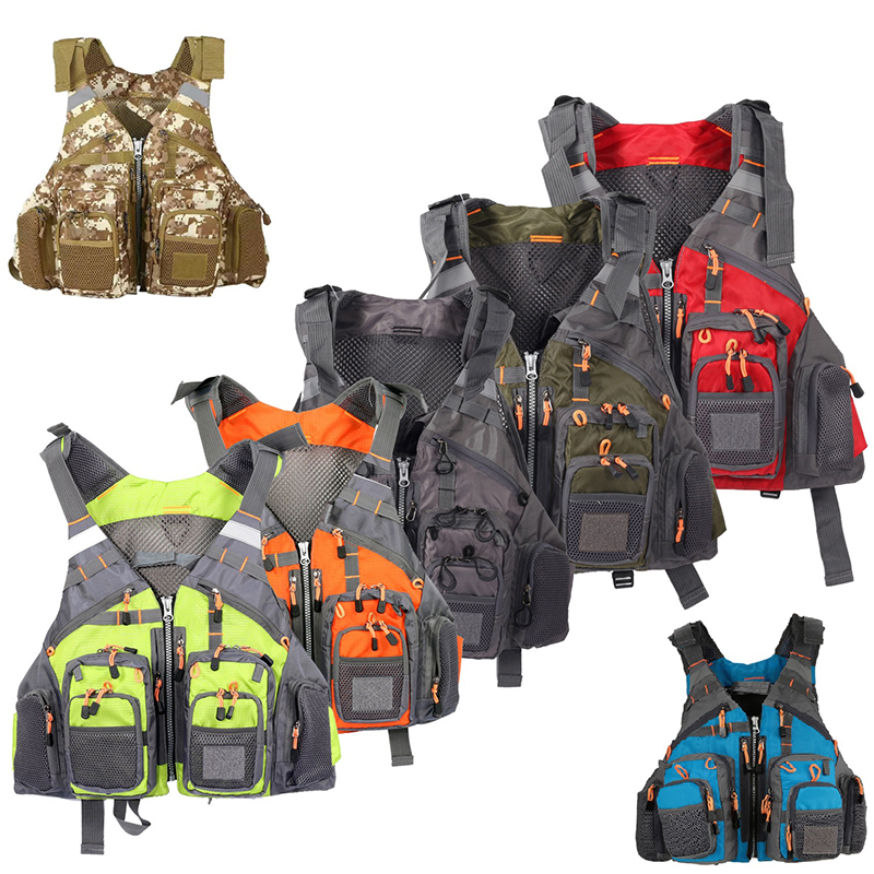 Fishing Kit Compact - Rompi Pancing Multifungsi dengan Banyak Kantong,