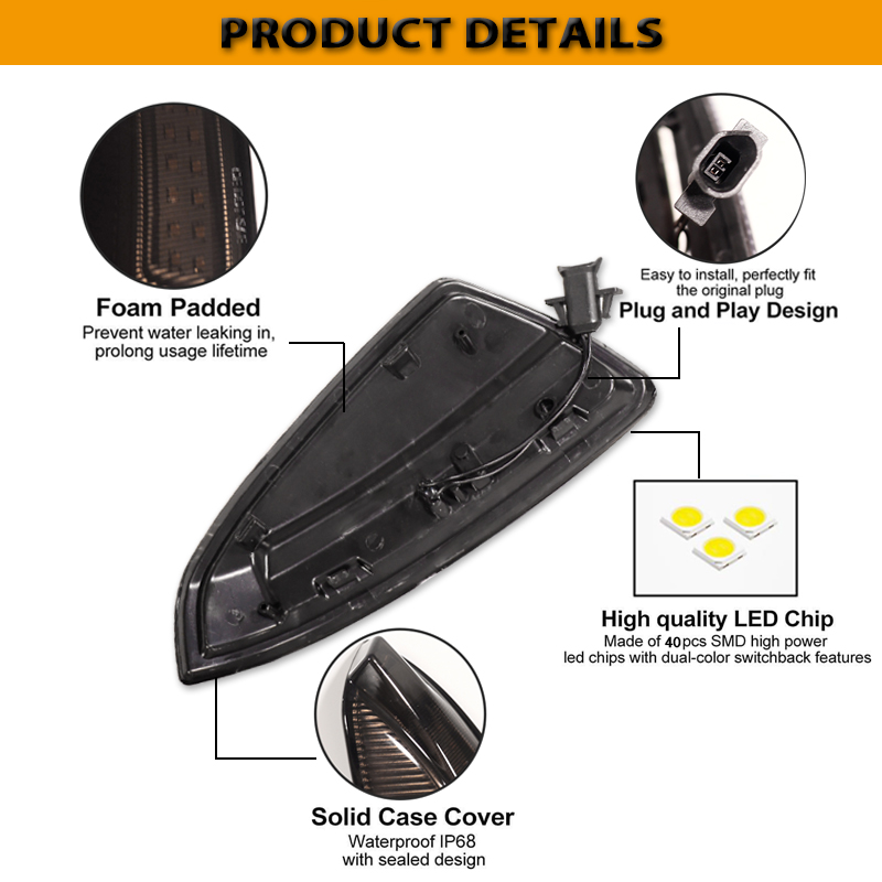 2Pc Pemasangan Lampu Sinyal Be - Signal Panel Orange ulasan dan harga